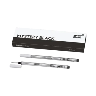 2 recambios para rotulador fino, Mystery Black – Medio