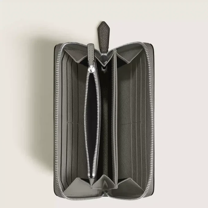 Cartera de sastrería con cremallera de 12 cc