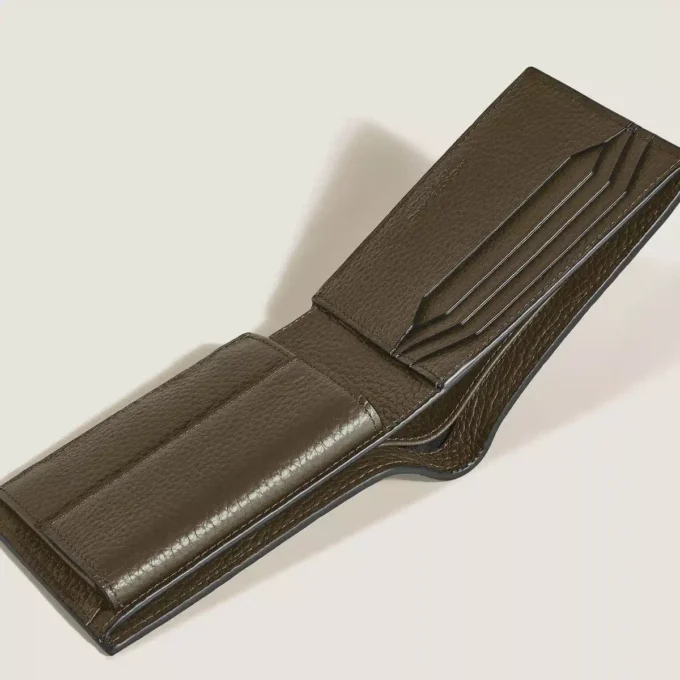 Cartera granulada con monedero 4cc