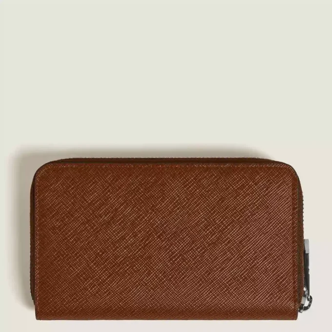 Cartera mediana Sartorial 12cc con cremallera
