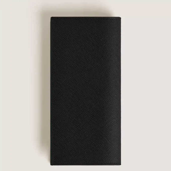 Cartera Sartorial 14cc con bolsillo con cremallera