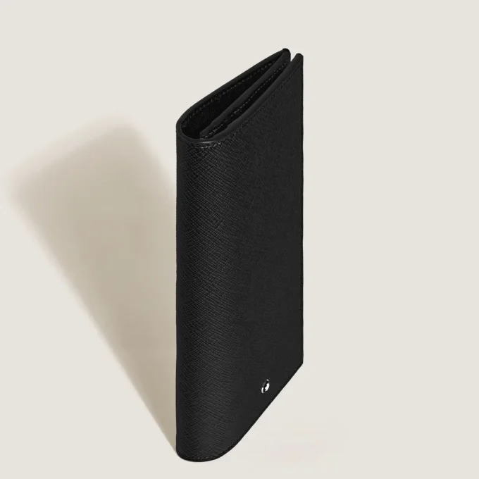 Cartera Sartorial 14cc con bolsillo con cremallera