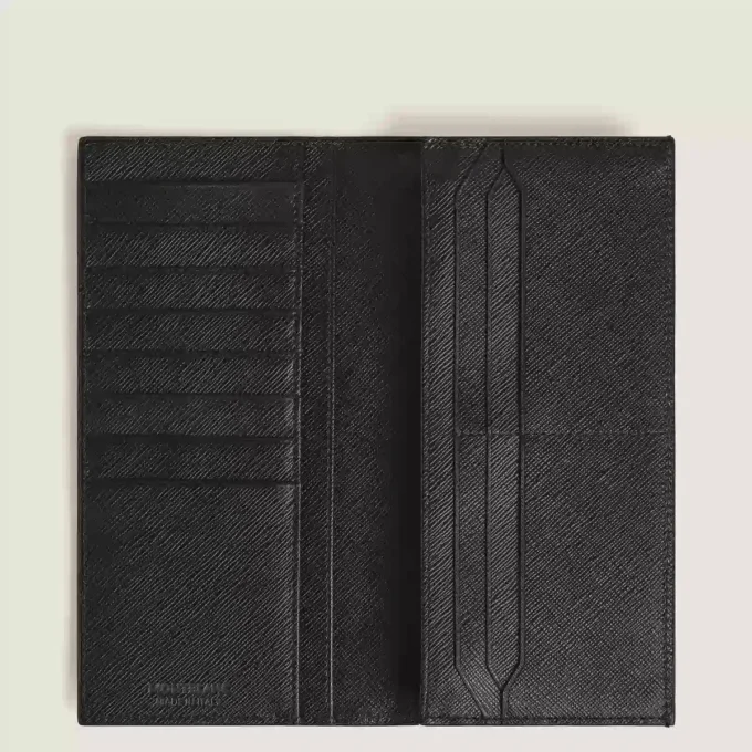 Cartera Sartorial 14cc con bolsillo con cremallera