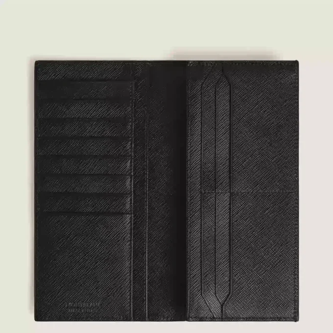 Cartera Sartorial 14cc con bolsillo con cremallera