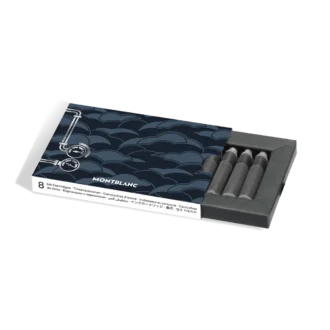 Cartuchos de tinta Meisterstück La vuelta al mundo en 80 días, azul – paquete de 8 unidades