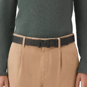 Cinturón reversible de piel de 35 mm con hebilla M Extreme 3.0 negra/negra lisa