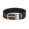 Cinturón reversible Horseshoe de 30 mm en piel granulada