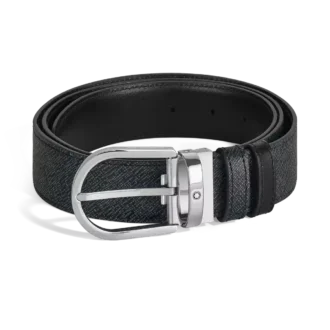 Cinturón reversible Horseshoe de 35 mm en piel Sartorial