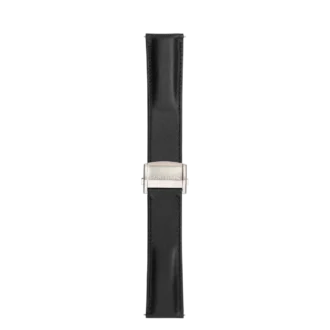 Correa de cuero negro