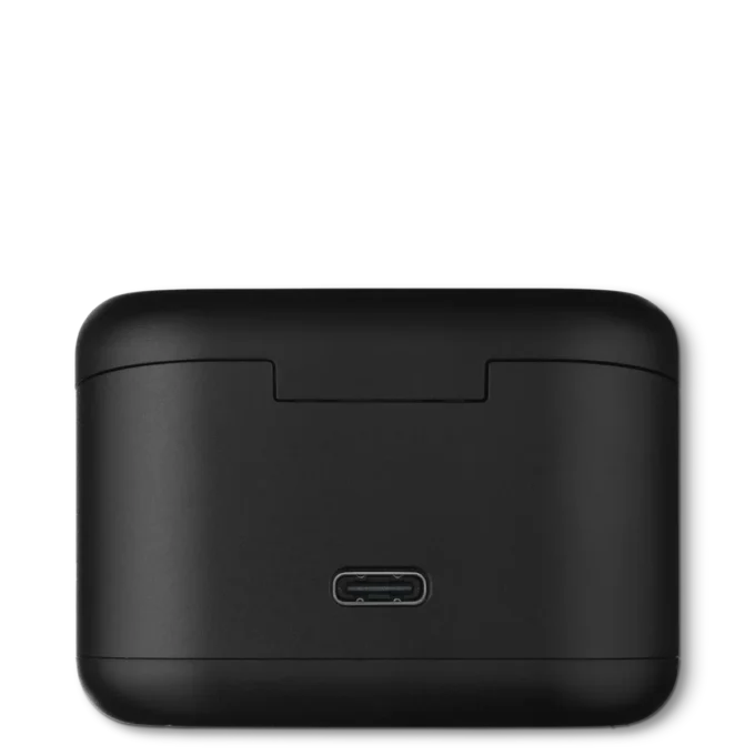 Estuche de carga negro para los auriculares intrauditivos Montblanc MTB 03