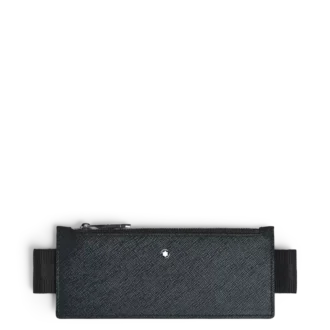 Estuche para bolígrafos Sartorial 2 con cremallera y banda elástica