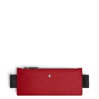 Estuche para bolígrafos Sartorial 2 con cremallera y banda elástica