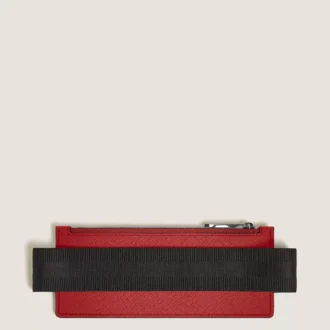 Estuche para bolígrafos Sartorial 2 con cremallera y banda elástica