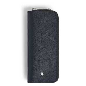 Estuche para dos bolígrafos con cremallera