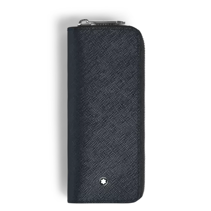 Estuche para dos bolígrafos con cremallera