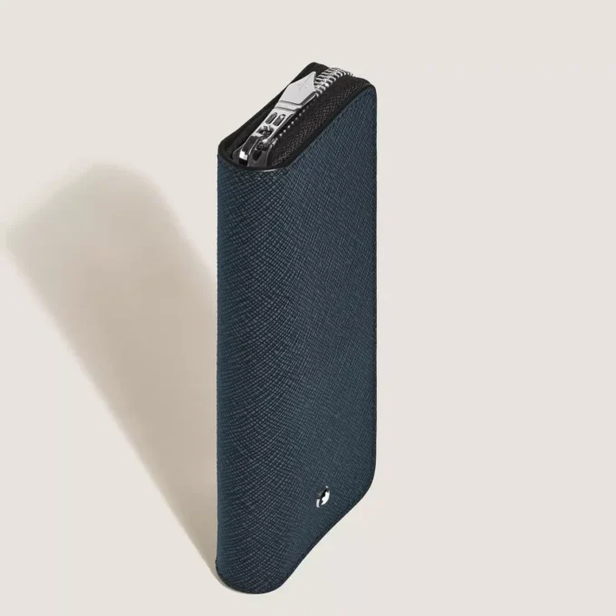 Estuche para dos bolígrafos con cremallera