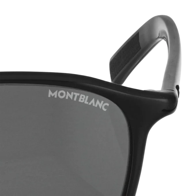 Gafas de sol cuadradas con montura de acetato de color negro