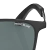 Gafas de sol cuadradas con montura metálica de color negro