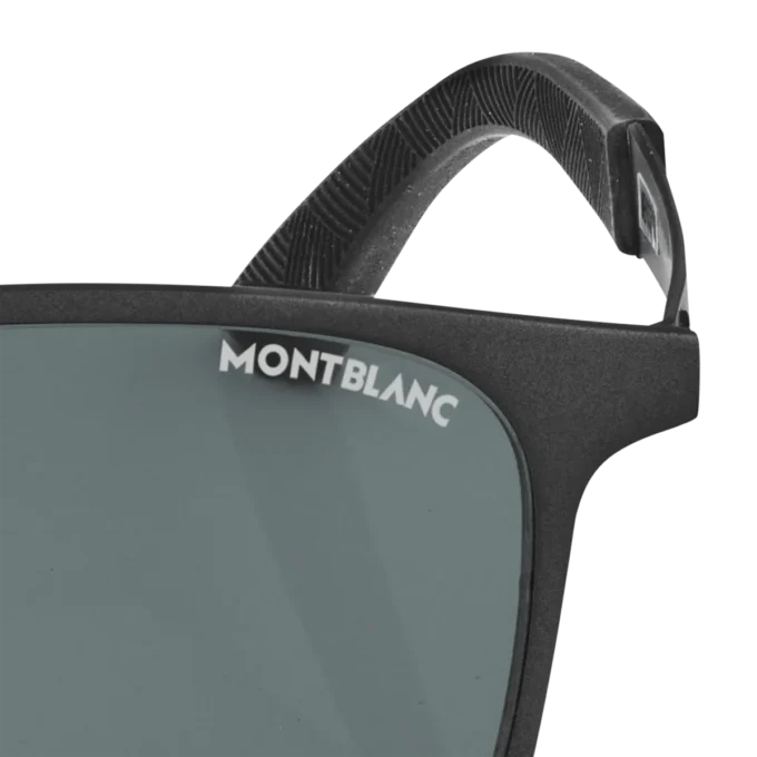 Gafas de sol cuadradas con montura metálica de color negro