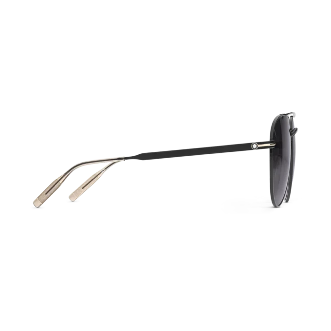 Gafas de sol cuadradas con montura metálica de color negro