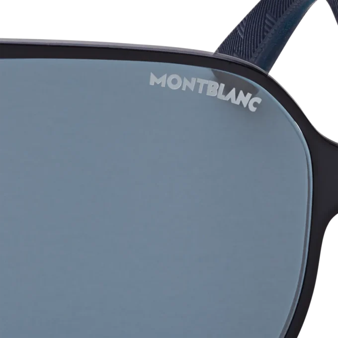 Gafas de sol cuadradas con montura metálica negra