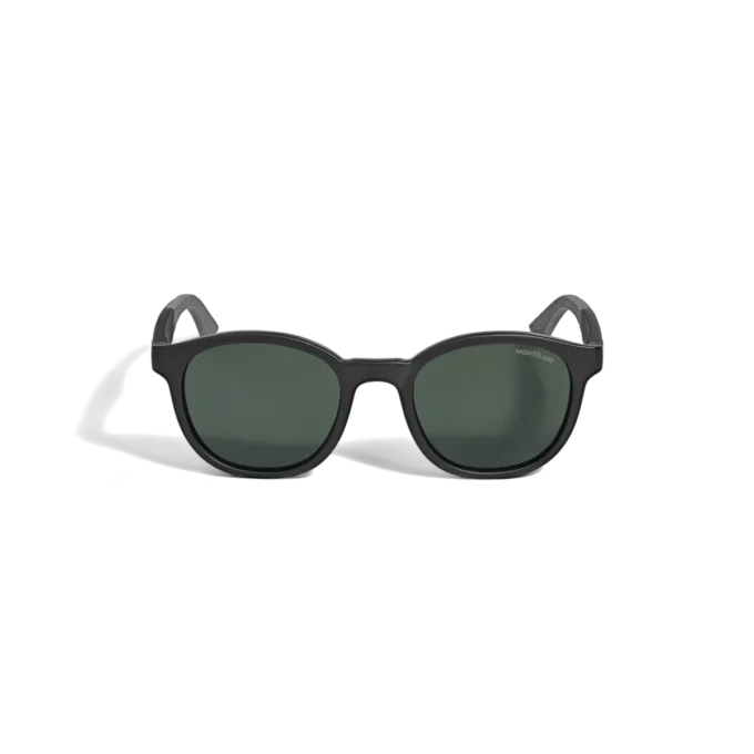 Gafas de sol redondas con montura inyectada de color negro Gafas de sol redondas con montura inyectada de color negro