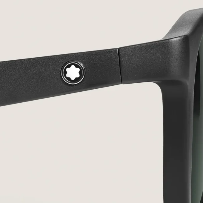 Gafas de sol redondas con montura inyectada de color negro Gafas de sol redondas con montura inyectada de color negro