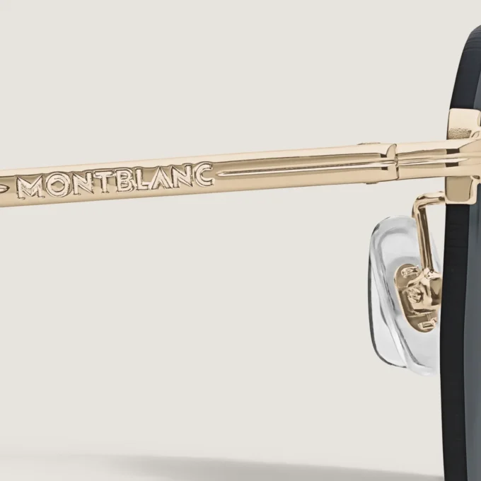 Gafas de sol redondas con montura metálica dorada Gafas de sol redondas con montura metálica dorada