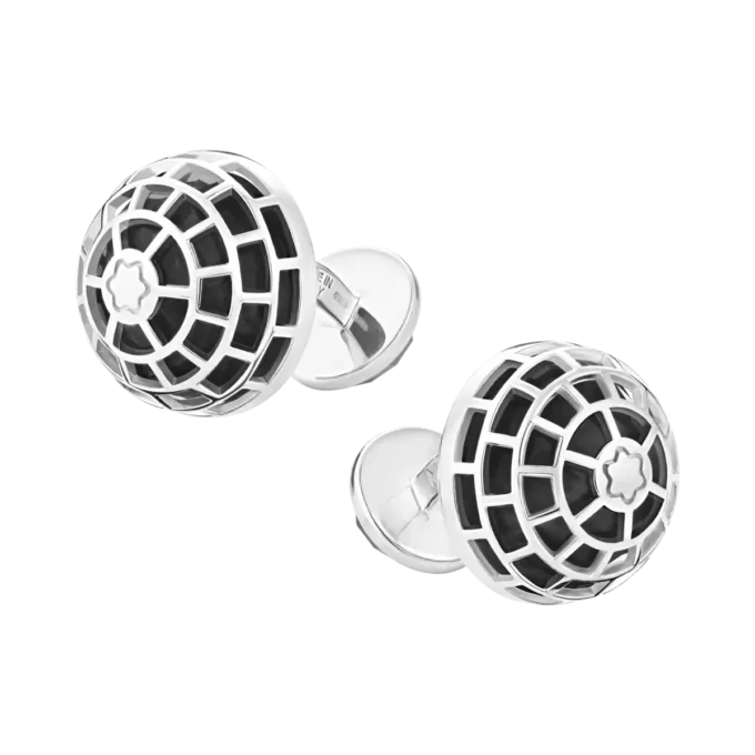 Gemelos Montblanc Meisterstück con piedra de ónix