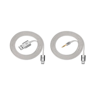 Juego de cables grises para auriculares Montblanc MB 01