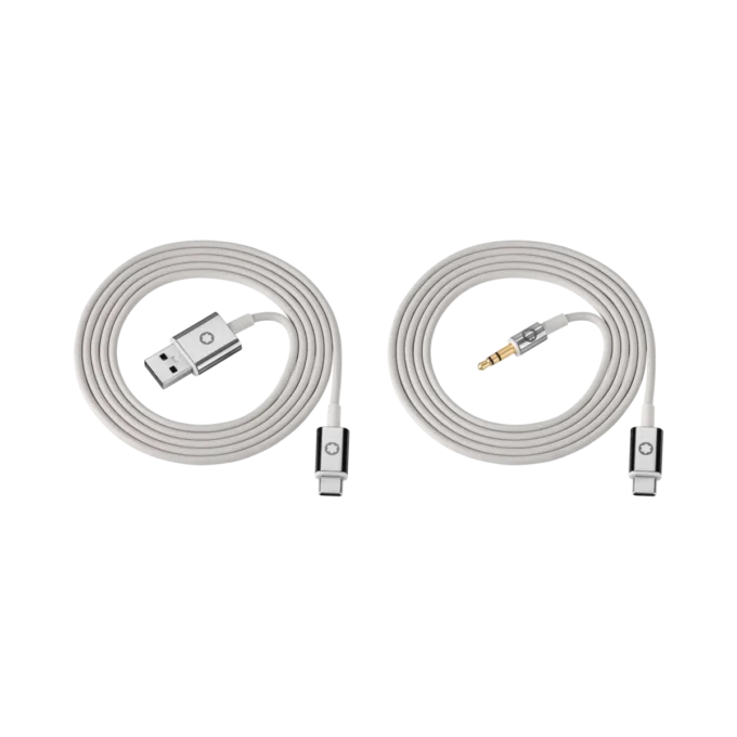 Juego de cables grises para auriculares Montblanc MB 01