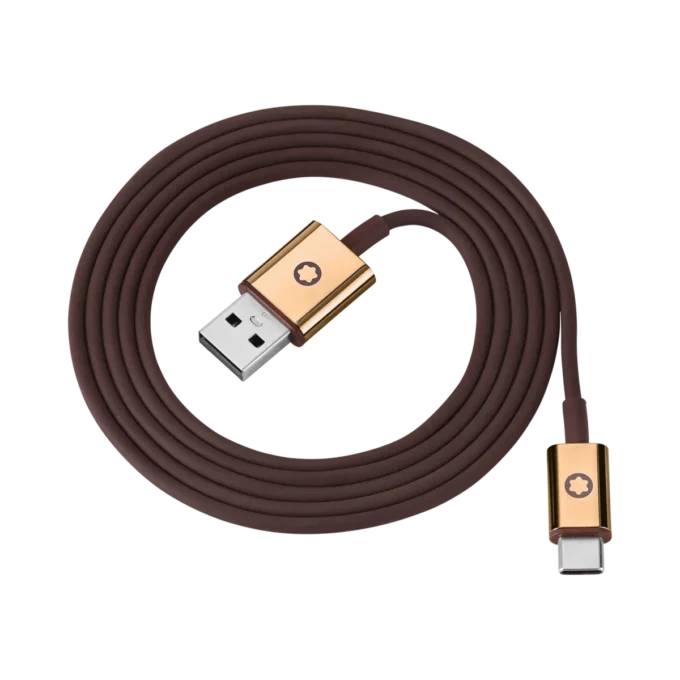 Juego de cables marrones para los auriculares Montblanc MB 01