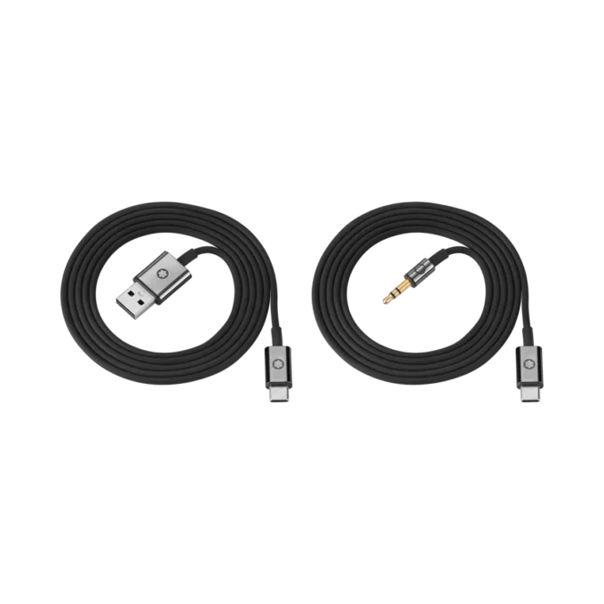 Juego de cables negro para auriculares Montblanc MB 01