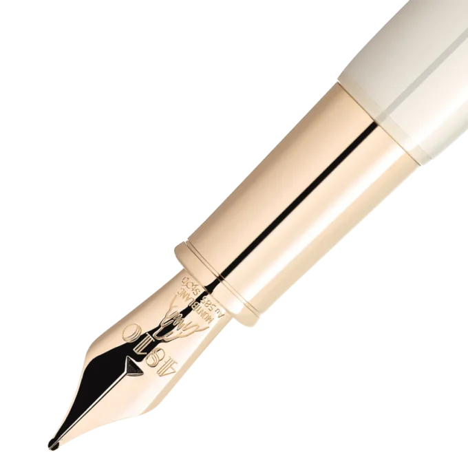 Montblanc Heritage Rouge et Noir «Baby» Edición Especial Pluma estilográfica color marfil F