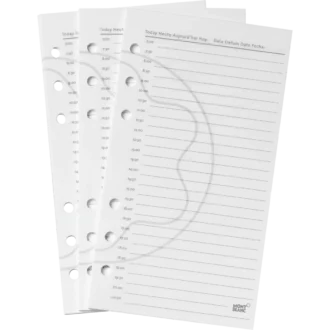 Páginas de planificación diaria medianas