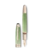 Pluma estilográfica Meisterstück Calligraphy Solitaire Celadon Dégradé con plumín curvo