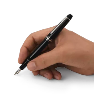 Pluma estilográfica Meisterstück Classique con recubrimiento de platino (F)