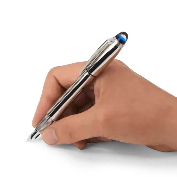 Pluma estilográfica StarWalker Metal con convertidor de pistón (F)