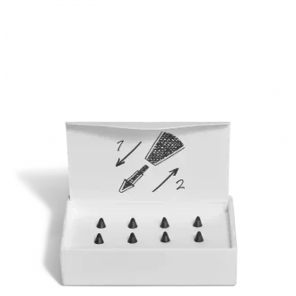 Puntas de repuesto de lino para el bolígrafo digital Montblanc, negro