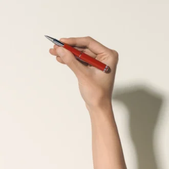 Rollerball Montblanc Heritage Rouge et Noir «Baby» Edición Especial color coral