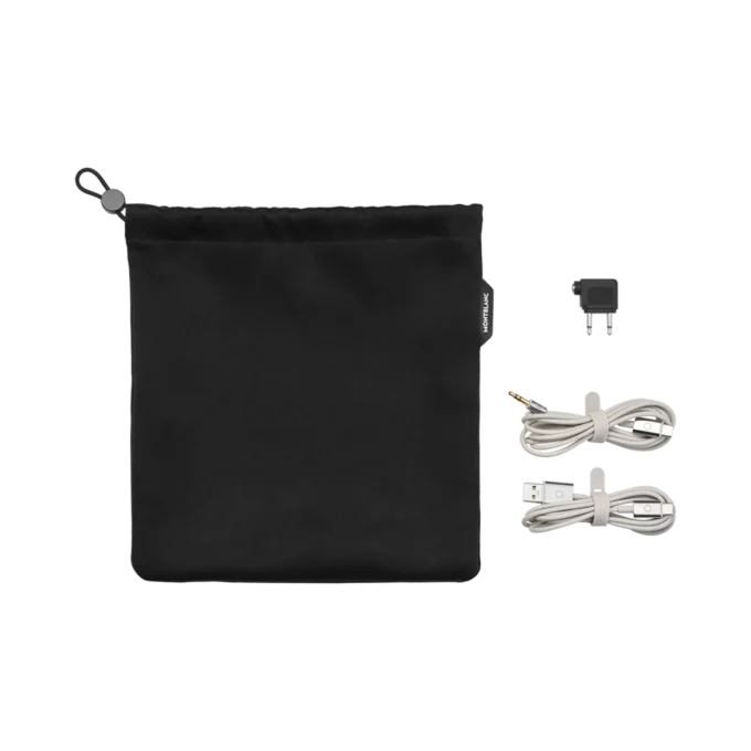 Set de viaje gris para los auriculares Montblanc MB 01