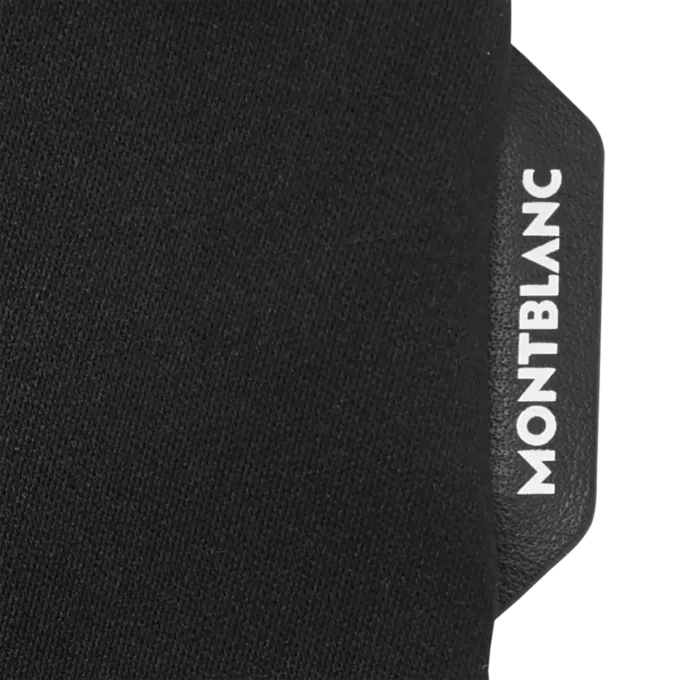 Set de viaje negro para auriculares Montblanc MB 01