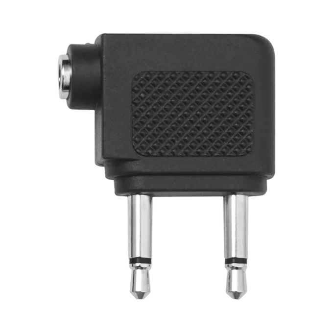 Set de viaje negro para auriculares Montblanc MB 01